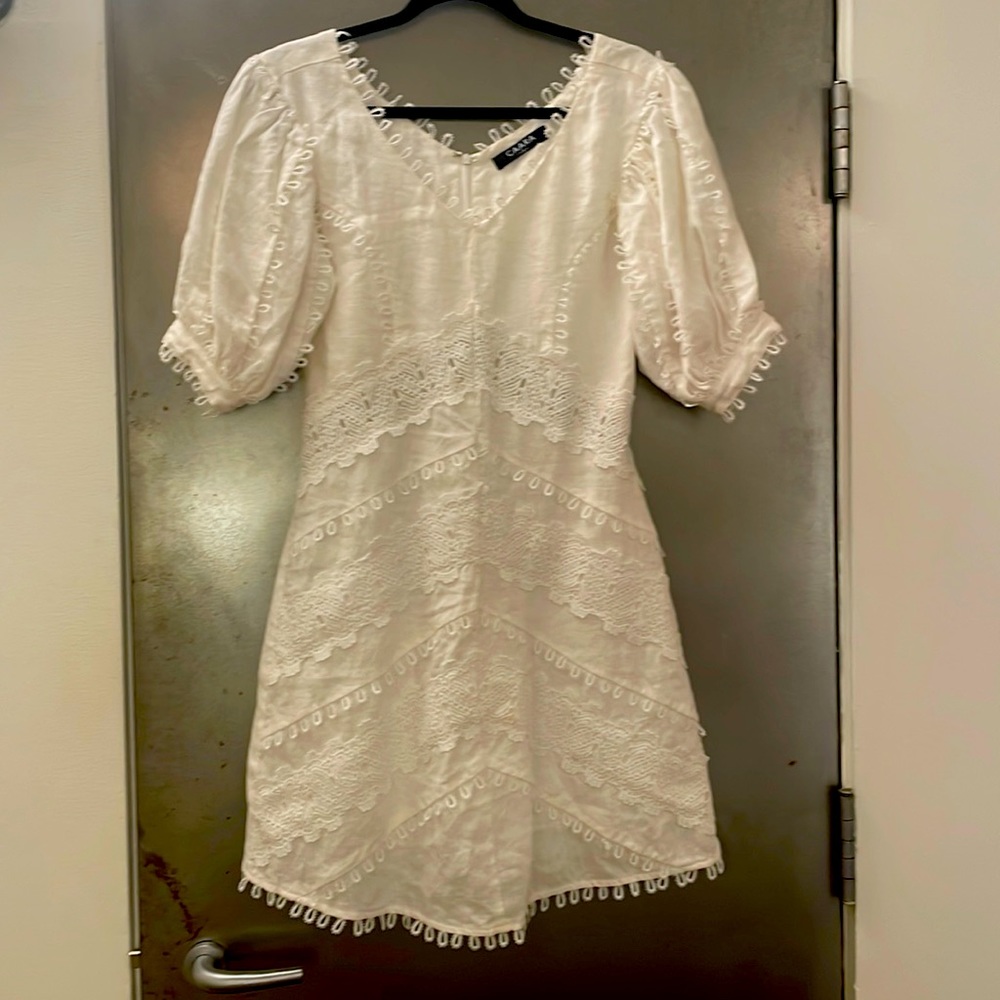 CAARA white dress size S